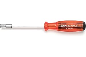 PB Swiss Tools Screwdriver Bit Holder Long PB 6465 | 100% Swiss Made | Screwdriver Multitool with Bits in the Handle, including Slot Size 2/3/4, PH1/PH2, T10/T15/T20, Blade Length 100 mm