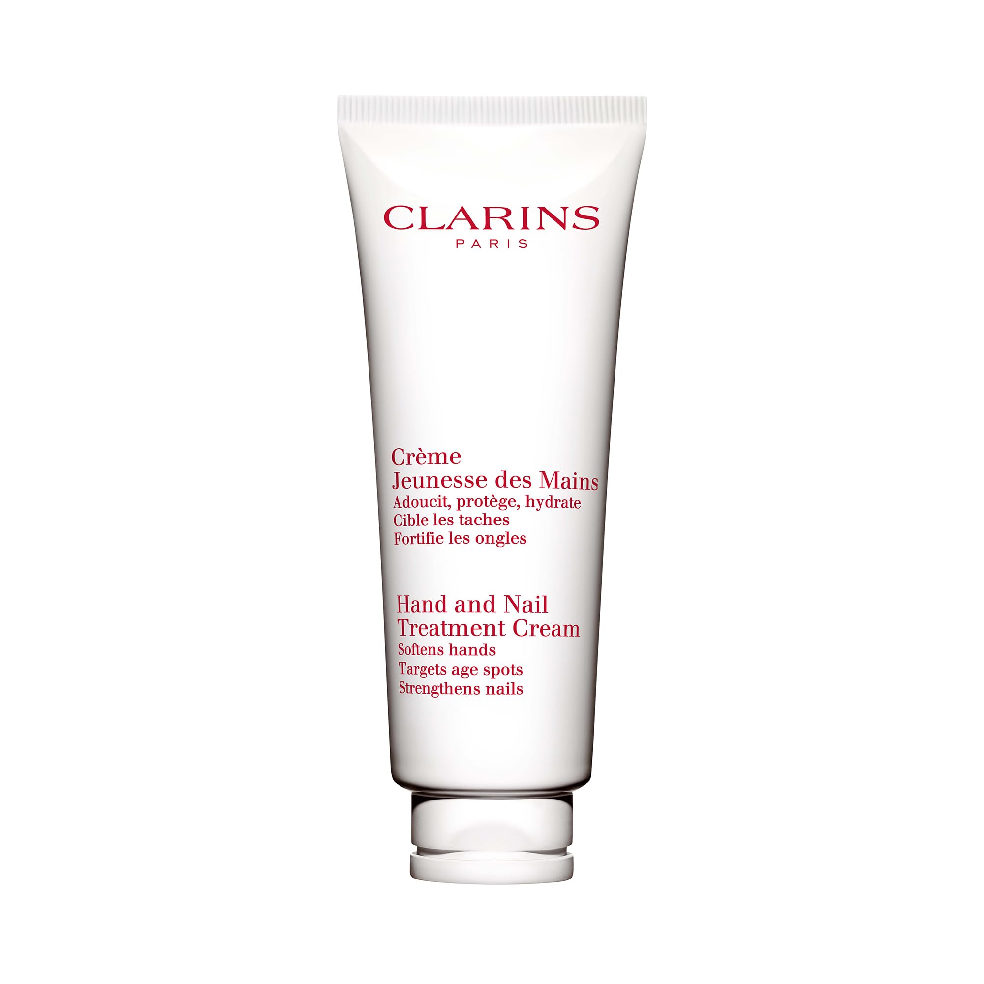 Clarins Hand & Nail Treatment Cream 100ml | Nourishing Moisturiser for Dry Hands & Strengthening Nails | Anti Aging | Non Greasy