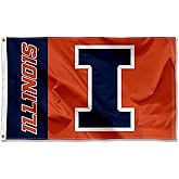 College Flags & Banners Co. Illinois Fighting Illini Large 3x5 College Flag