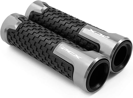 Amazon Co Jp バイク用グリップバー エンド ペアユニバーサルオートバイ22mmハンドルバーハンドグリップゴムジェルハンドルグリップホンダ Pcx 150 125修正アクセサリー ハンドルバーエンド キャップ プラグ 色 グレー 車 バイク