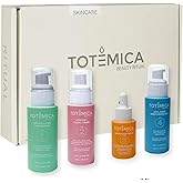 TOTEMICA Skin Care Set, 4-Step Ritual Skin Care Kit - Cleanser, Toner, Serum & Moisturizer for Dry Skin – Vegan, Cruelty-Free, Natural Ingredients for All Skin Types - Skincare with Anti-Aging