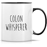 Retreez Funny Gastroenterologist Mug Gift Gastroenterology Doctor Colon Whisperer 11 Oz Ceramic Coffee Mug - Sarcastic Motivational Inspirational birthday gift - White Mug with Black Handle and Inner
