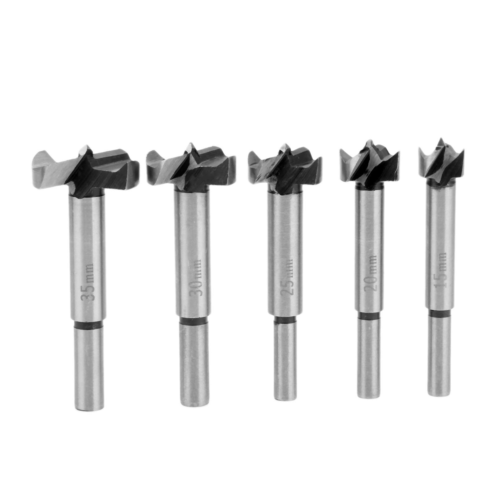 5pcs/Set Hand Tools Auger Drill Bit Woodworking Hole Saw Wooden Wood Cutter — image 1