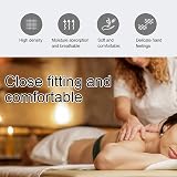 Highdi Massage Bed Sheet with Face Hole, Grey, 190x80cm, Washable view 5
