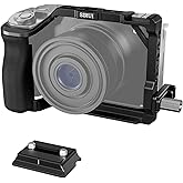 SIRUI Camera Cage for Sony ZV-E1 with Silicone Grip and Cable Clamp for HDMI, Built-in Quick Release Plate for Arca-Type, Cold Shoe, and Multiple Threaded Holes, AM-ZV-E1