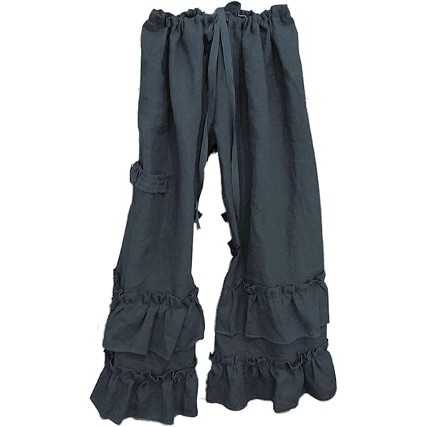 EsEiCo Womens Wide Leg Slant Pockets Zipper Palazzo Pants Loose