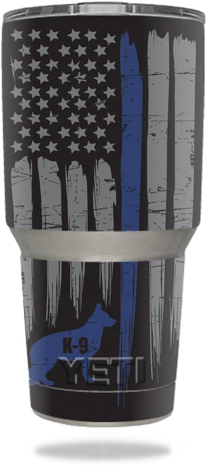 blue line yeti 30 oz tumbler