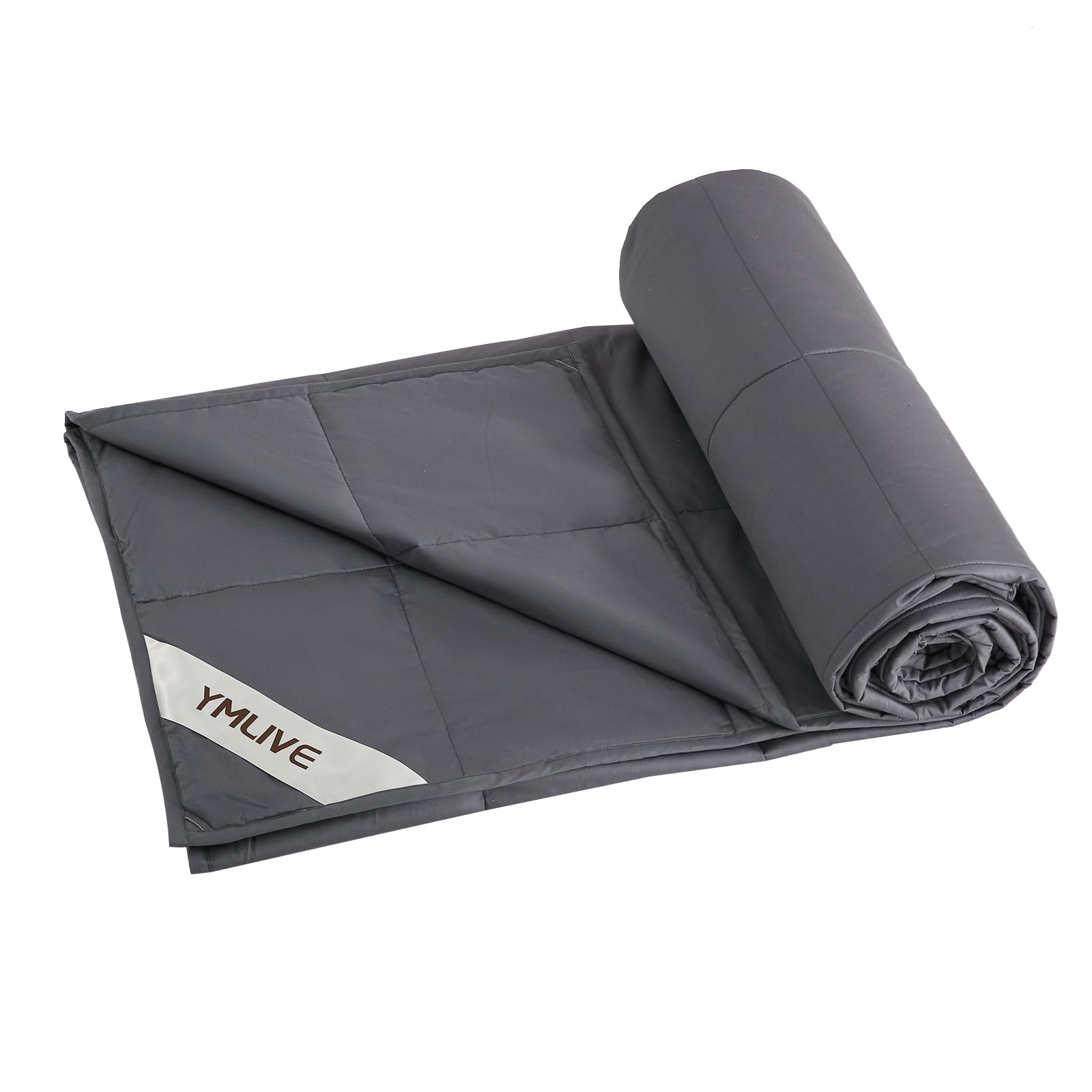 Photo 1 of YMLIVE Summer Lightweight Wool Comforter King Size, 100GSM Thin Duvet Insert, Noiseless Cotton Shell, Breathable Light Down Alternative Comforter(Dark Gray)