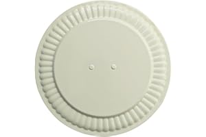 Irnyso Metal White Fireplace Stove Pipe Flue Hole Cover 6719900 BM0353 Fits 4"-8" Hole Adjustable Flue Cover BM0026 Chimney Caps Flue Plug