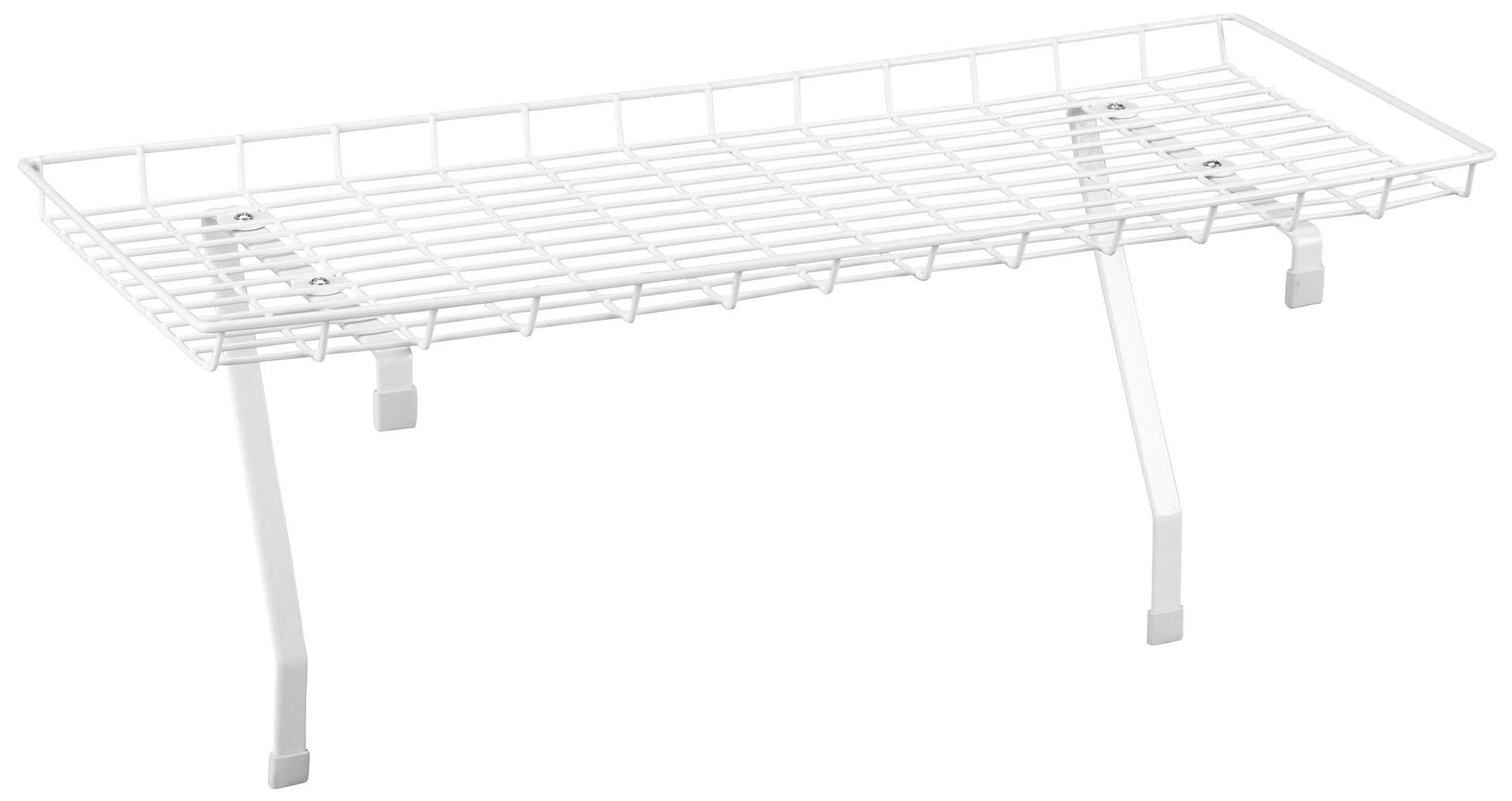 Household Essentials 05100 Rear Display OverTheWasher Storage Shelf Organize and Store