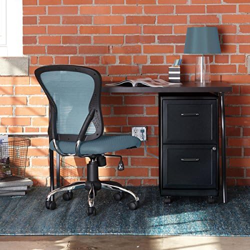 Amazon Com Office Designs Black 2 Drawer Mobile File Cabinet