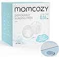 Momcozy Ultra-Thin Disposable Nursing Pads, Ultra-Absorbent and Breathable Portable Breast Pads for Mothers, Keep Dry Continuously, Make Breasts Light and Unburdened, Individually Packaged（60 Count）