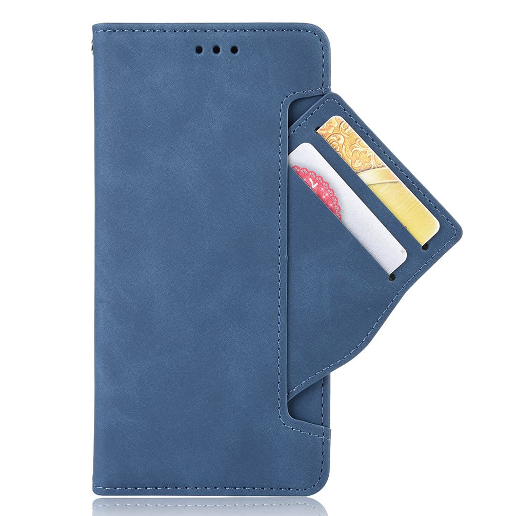 TIANCI Wallet Case for OnePlus Nord 2 5G Cover, Flip Case for OnePlus Nord 2 5G Retro Style Wallet Magnetic Stand Cover, Case Wallet PU Leather Phone Cover for OnePlus Nord 2 5G-Blue