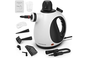 CHEFPREFER Handheld Steam Cleaner - High Pressure Steam Cleaner for Home, Multi-functional Cleaning Tools for Kitchen, Bathroom, Couch, Car. Portable Steamer Makes Housework Easier.