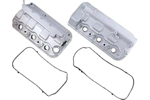 FEIDKS Front & Rear Engine Valve Cover Fit for 2008-2017 Honda Accord Odyssey Pilot Ridgeline Crosstour 2012-2015 Acura TL RDX 3.5L 12310-R70-A10 12320-R70-A00 (2PCS)