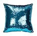 Idea Up Reversible Sequins Mermaid Pillow Cases 4040cm with magic mermaid sequin (blue and silver)