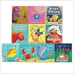 My First Silly Bedtime Stories 10 Children S Books Collection Set I Love You Just The Way You Are Silly Dizzy Dinosaur Fidgety Fish Clumsy Crab Smiley Shark And The Great Big Hiccup More Jack Tickle Tammi Salzano Tracey Corderoy Ruth