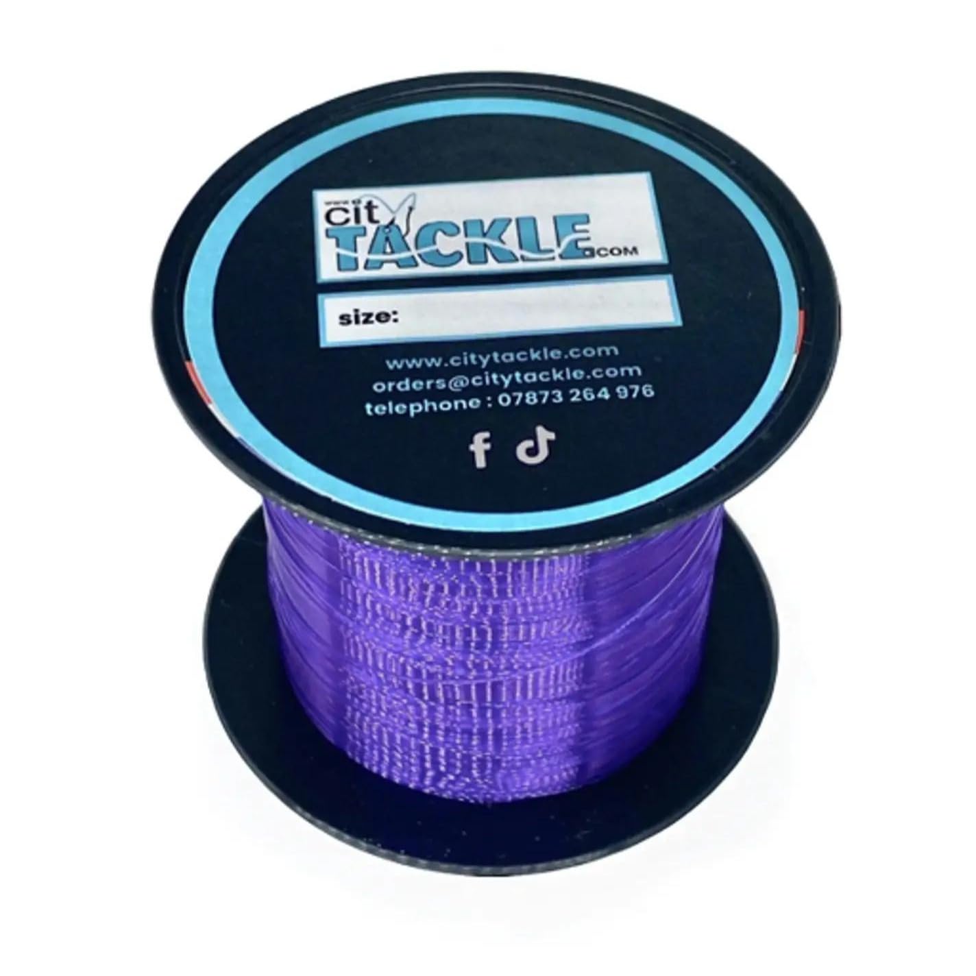 BestCity Fly Fishing Fluorocarbon Coated Line 100Metres 14.5lb Violet