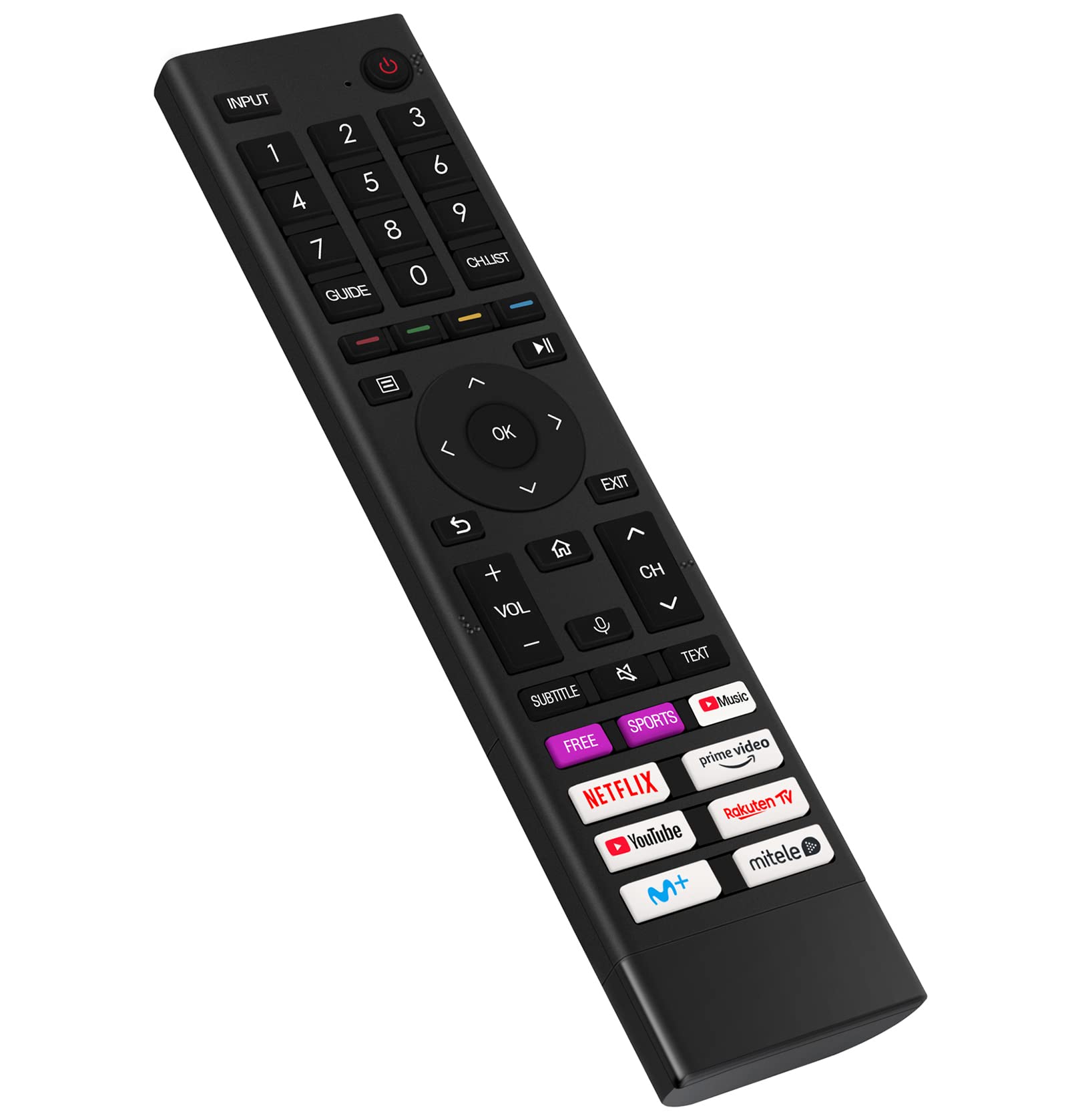 Replacement Remote Control Fit for Hisense TV 55A76GQ 55A77GQ 55A78GQ 55A79GQ 55A78GQCH 55A79GQCH 55A79GQNE 55A7GQTUK 55A70GQTUK 55A71GQTUK 55A72GQTUK 55A76GQTUK 55A77GQTUK ERF3D80H