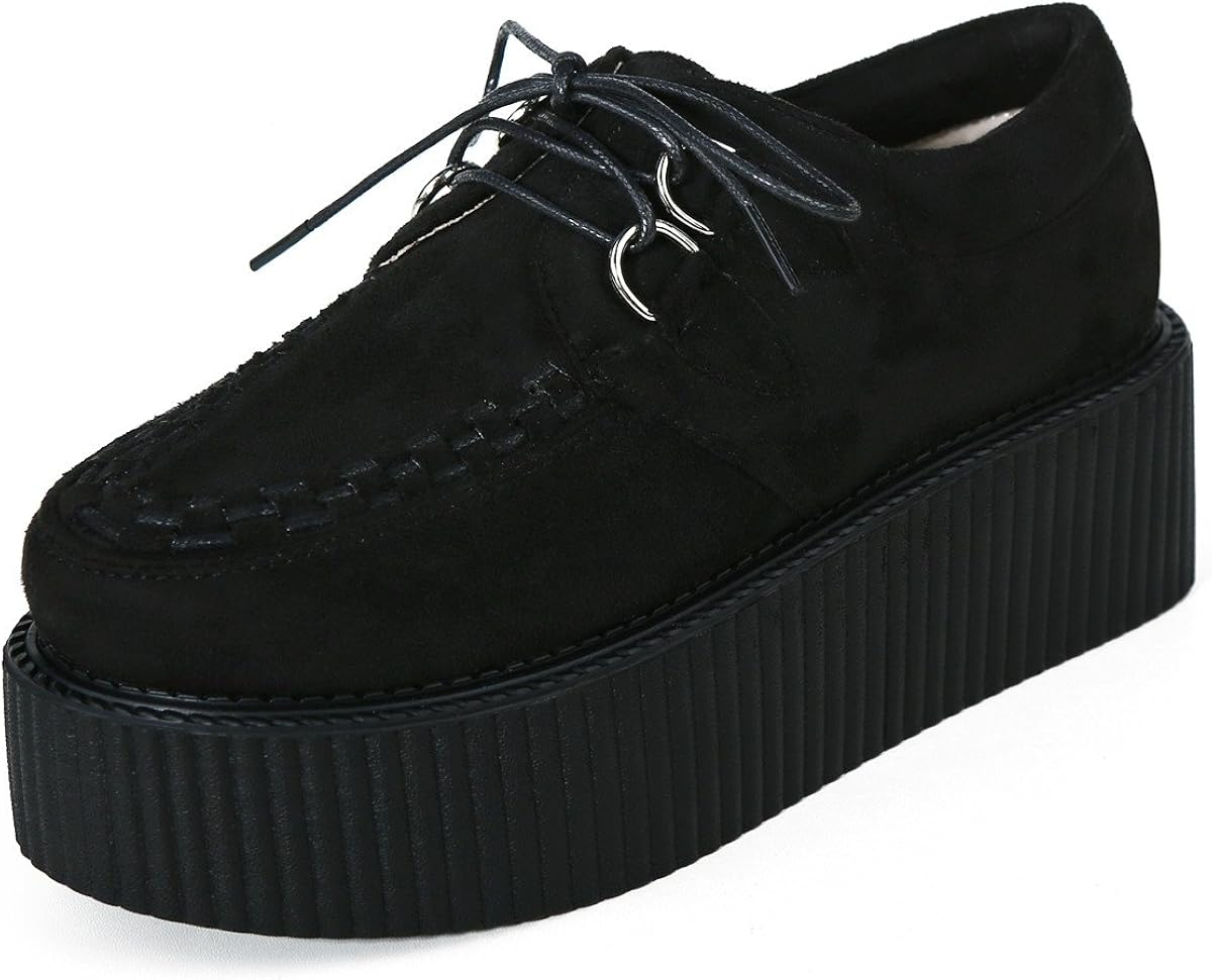 platform flats black