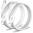 [6.6ft 2-Pack] iPhone 16 Pro Max CarPlay USB-C Cable MFi Certified Woven iPhone 16 Car Charger USB A to Type C Charge Cord Fast Charging for Apple iPhone 15 Pro Max/15Plus/16 Plus, iPad 10 (White)
