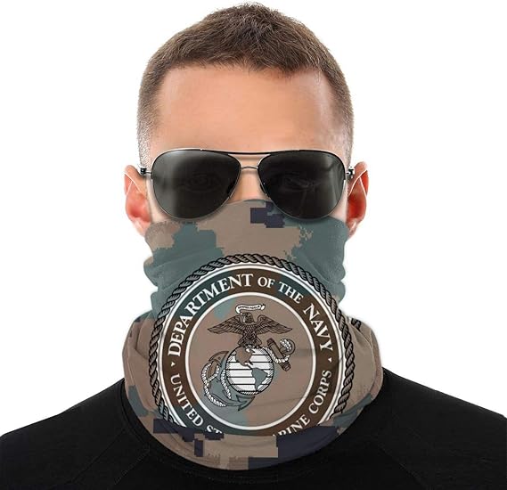 TJJDXALLSR United States Marine Corps Neck Gaiter Headwear Face Sun