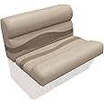 Wise BM1144-1749 Premier Series Pontoon 36" Bench Seat Cushion Set, Mocha Java/Café/Mushroom