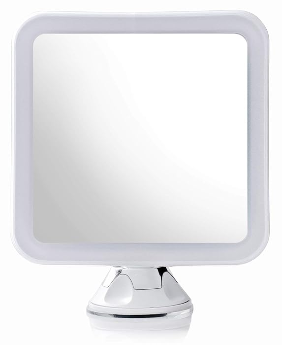 Secura Magnifying Vanity Lighted Makeup Mirror 10X with Natural Warm and White LED lighting and Locking Suction
