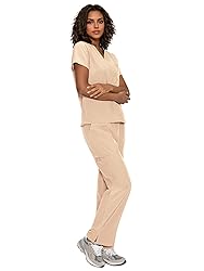 floralhue Scrubs for Women, V-Neck Scrubs Top