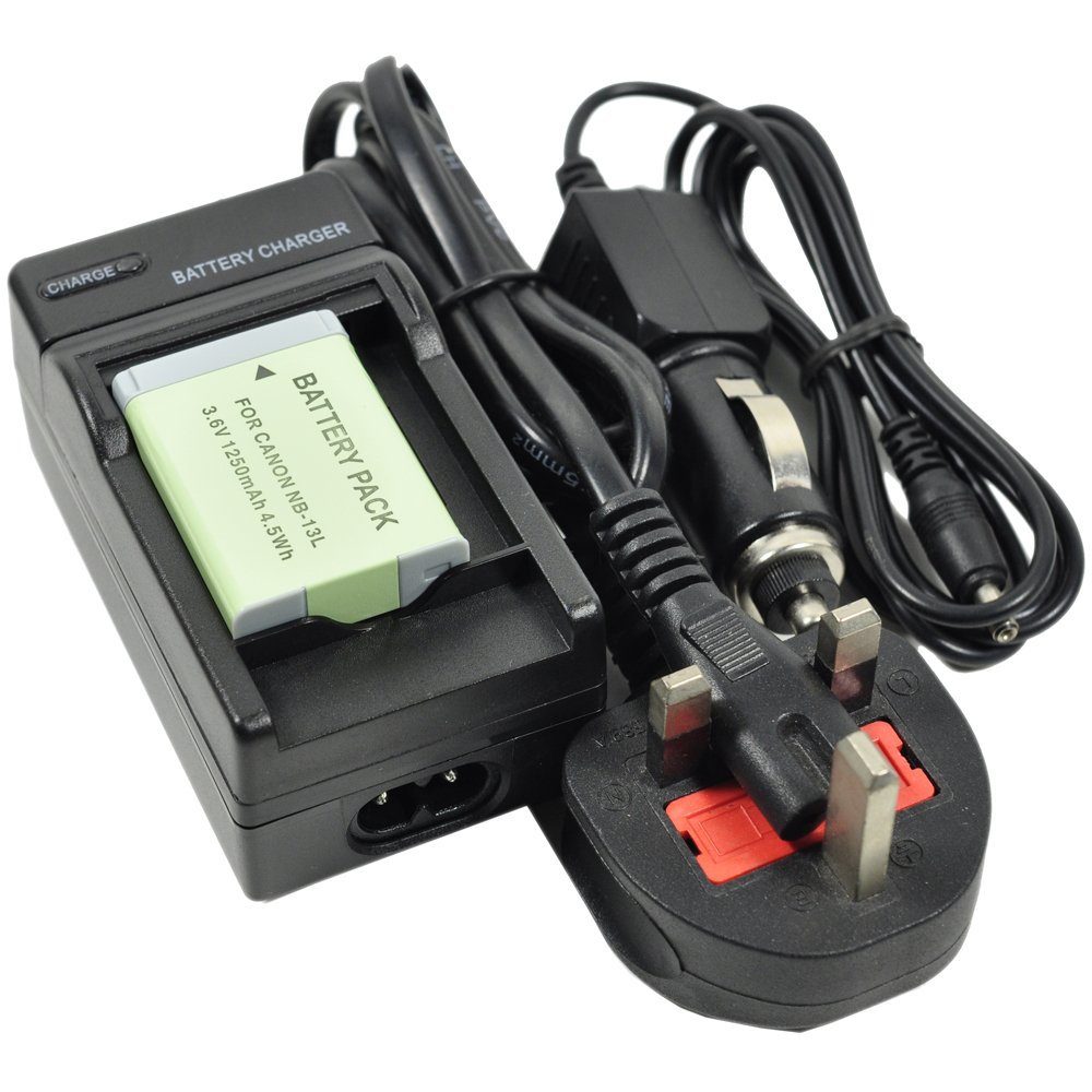 BTBAI NB-13L Battery+Charger AC Wall Single for NB13L PowerShot G7X G9X G7 G9 X Mark II 2 SX620 SX720 HS G5X G5 X SX740 SX730 Digital Camera Battery Charger Adapter k1a