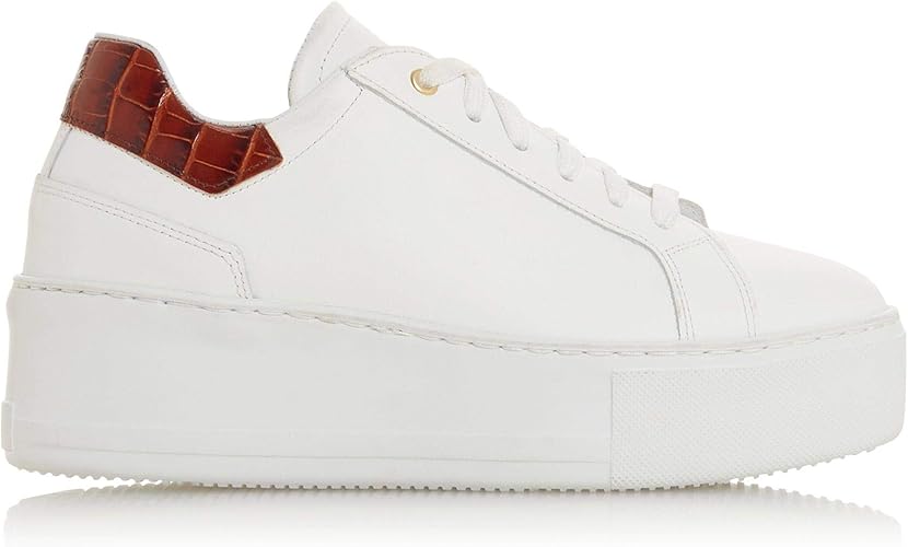 ladies flatform trainers