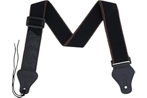 FESLEY T Guitar Strap, Electric Guitar Beginner Kits, Electric Guitar, Breathable Strap With Pick Holder, Guitarra Electrica, Beginner Fit (brown)