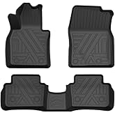 FIILINES Floor Mats for Mazda 3 2019-2025 All Weather TPE Floor Liners Waterproof Durable 1st & 2nd Row Liner Set Accessories