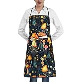 Cute Apron For Chef Men Women With Pockets For Kitchen Cooking Baking Painting