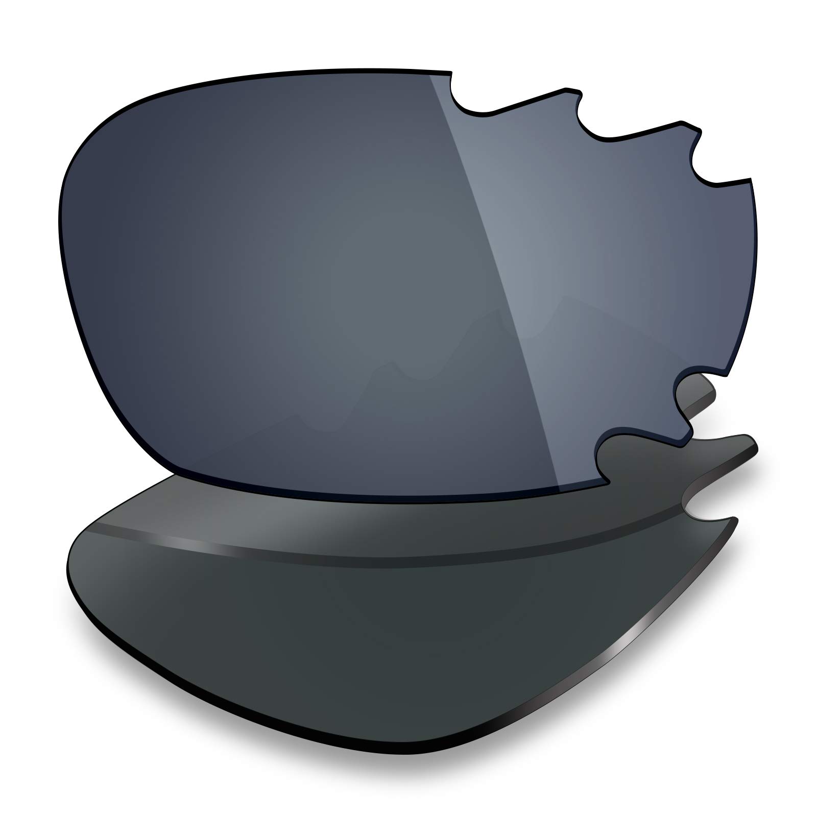 Mryok Polarized Replacement Lenses for Oakley Jawbone Vented - Black IR