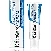 ishancare Anti Itch Soothing Cream Extra Strength Skin Itch Relief Ointment, for Full Body Itching Caused by Seasonal Changes, Dermatitis, Eczema, Rash, Psoriasis, Hives, Bites, Poison Ivy, 1.76 oz
