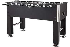 Uargd 55-Inch Standard Foosball Table, Full-Size Indoor Soccer Game Table for Home, Family, and Recreation Rooms, Includes 4 