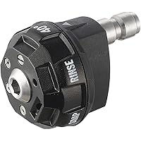 Meteor Blast Pressure Washer Spray Nozzle, 6-in-1 Quick Change over and Adjustable, 1/4in Plug Connect Tips, MAX 4000PSI for 