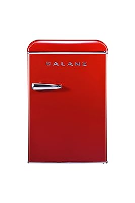 Galanz GLR25MRDR10 2.5 Cu Ft Retro Compact Refrigerator