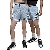 Nike Jordan Sport Men's Dri-FIT Woven Diamond Basketball Shorts (US, Alpha, Small, Regular, Regular, Celestine Blue/Black/Black)