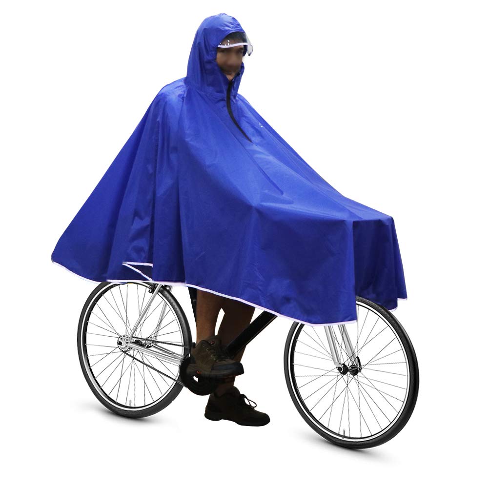 Waterproof Rain Poncho Bike Bicycle Coat Jacket Capes Lightweight