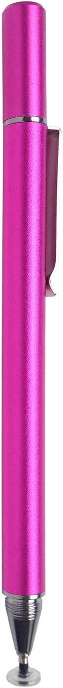 Precision Disc Stylus Styli with Pen Clip Cap for iPad, iPhone, iPad Air, iPad Mini, Samsung Galaxy and Other Touch Screen Devices - Rose
