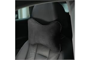 XINLIYA Car Headrest Pillow, Soft Comfortable Breathable Memory Foam Ergonomic Automotive Neck Pillow Cushion with Adjustable