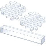 Innconee 200 Pcs 1/4" X 1/4" X 2" Clear Setting