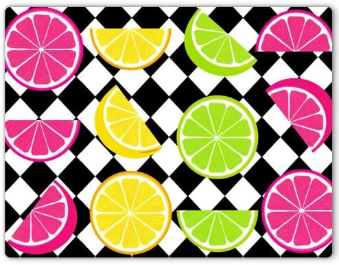 Conimar 11-1/2-Inch by 15-Inch Flexible Cutting Mats, Bright Citrus Design 75218, Set of 2
