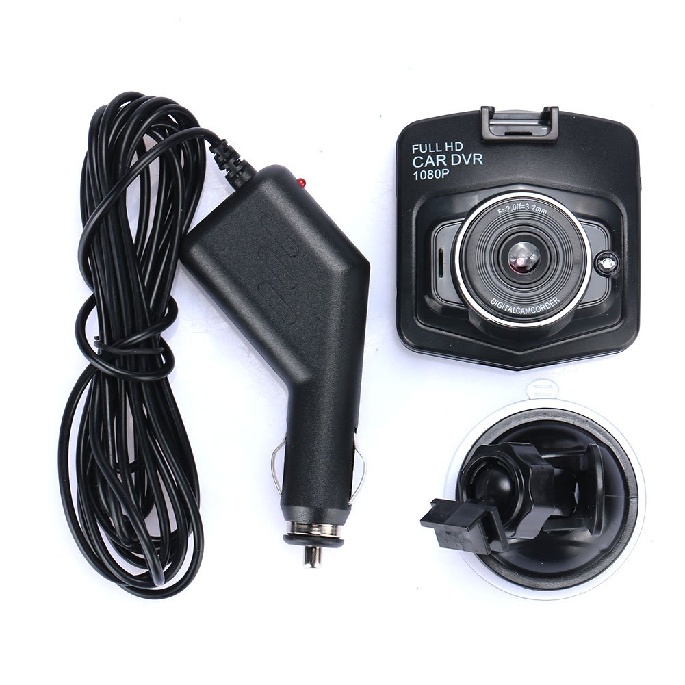 Dash CAM Driving Recorder Premium Wide Angle 2.4 Pulgadas Car Camera Loop  Recording_Black Vídeo Electrónica para vehículos