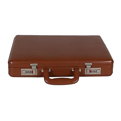 Zordan Leather Briefcase Bag Cum Office File Bag for Men Expandable Made in Faux Leather