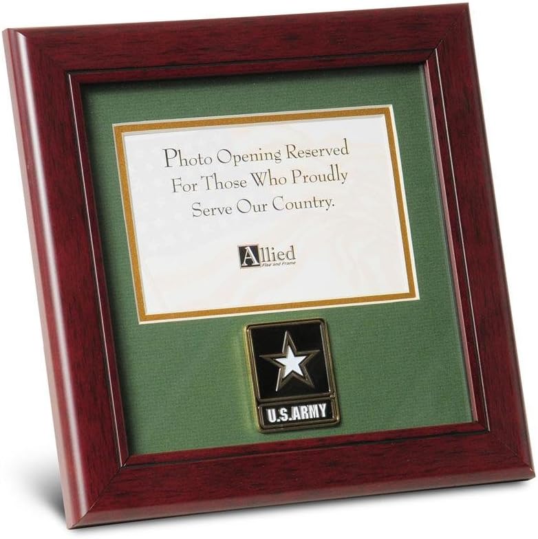 Allied Frame US Go Army Medallion Landscape Picture Frame - 4 x 6 Picture Opening