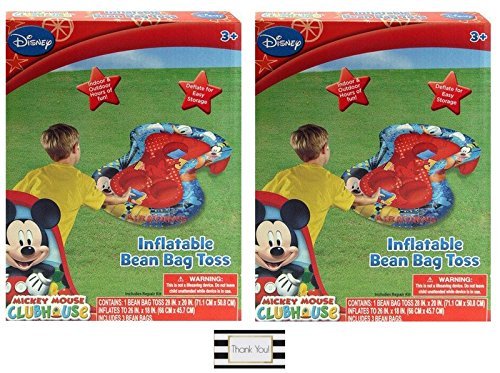Mickey Mouse Clubhouse Inflatable Bean Bag Toss Game (Outdoor/Indoor Toys & Games) - 2 Pack