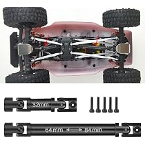 Ax24 Upgrades MEUS Racing Metal Front&Rear Drive Shaft For Axial 1/24 SCX24 Scx24 Driveshaft